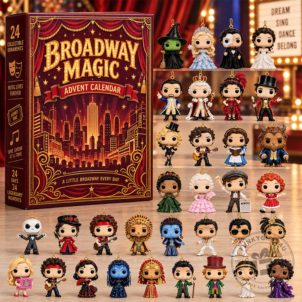 Broadway Magic 24 Collectible Ornaments Advent Calendar | Collectibles