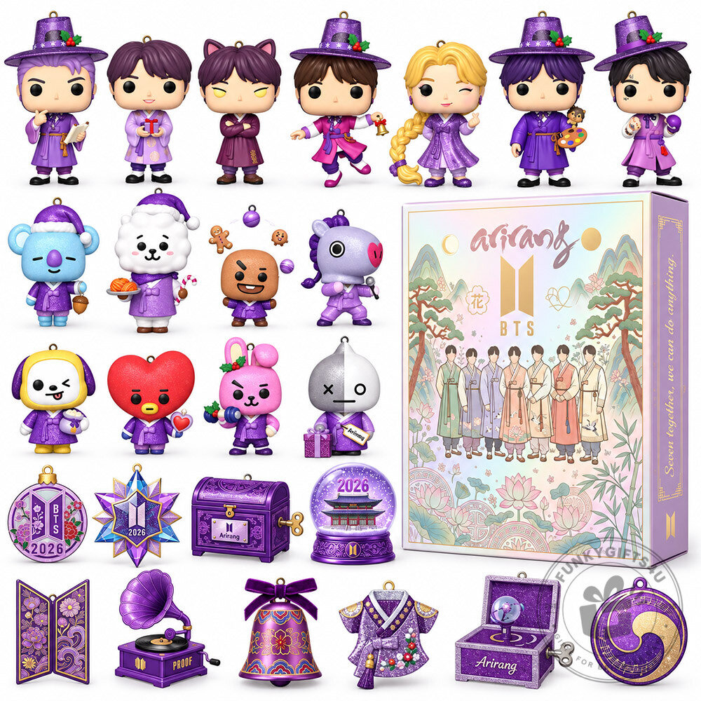 BTS Arirang Korean Heritage 2026 Holiday Concept Fan Advent Calendar | Collectibles 8 BTS Arirang Korean Heritage 2026 Holiday Concept Fan Advent Calendar | Collectibles