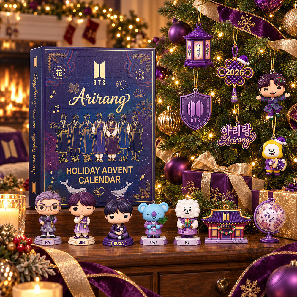 BTS Arirang Traditional Korean 2026 Concept Fan Advent Calendar | Collectibles