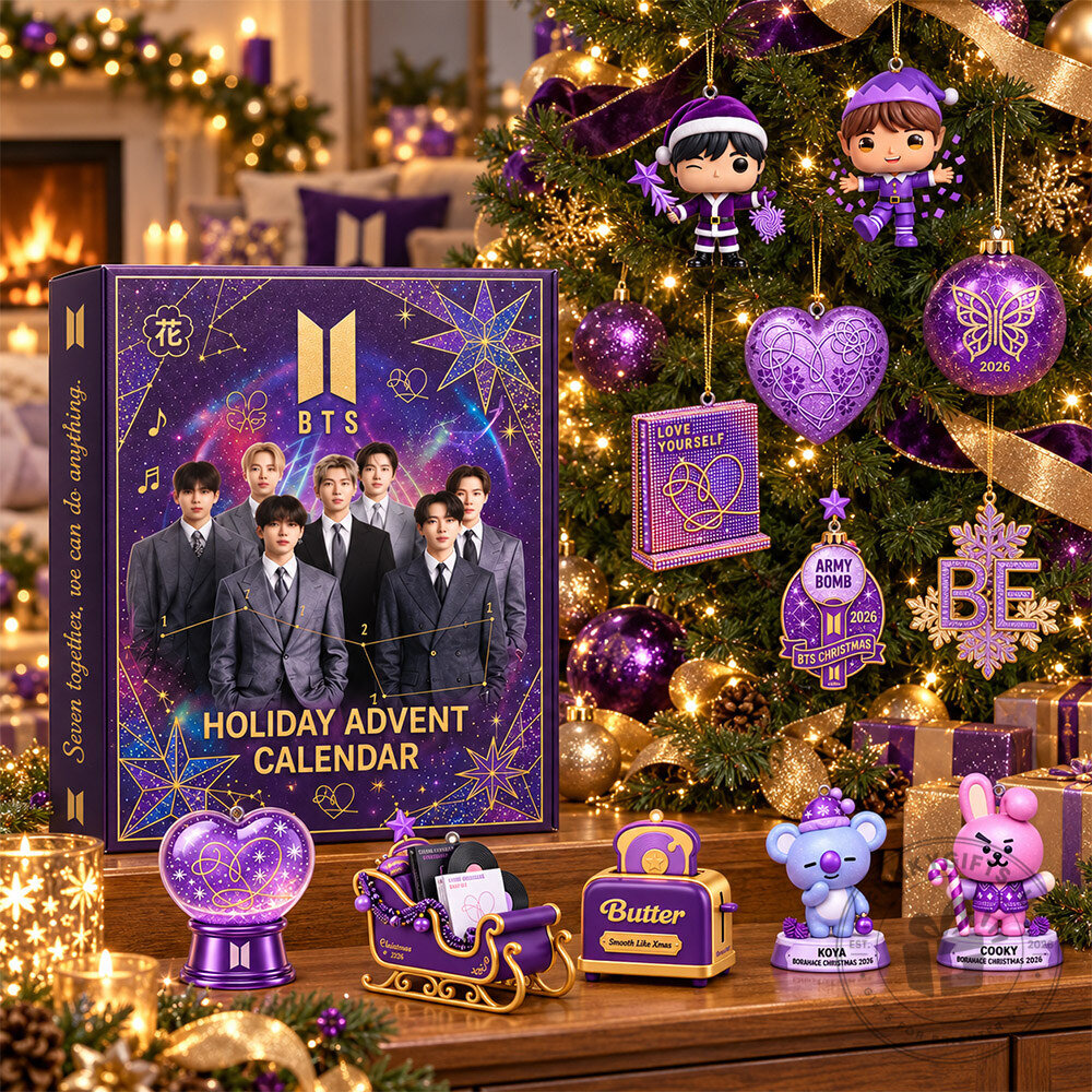 BTS Purple Army Love Yourself Holiday Concept Fan Advent Calendar | Collectibles