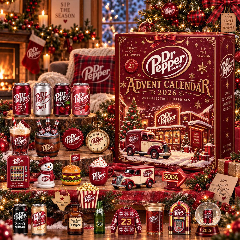 Dr Pepper 2026 24 Collectible Concept Fan Advent Calendar | Collectibles 3 Dr Pepper 2026 24 Collectible Concept Fan Advent Calendar | Collectibles