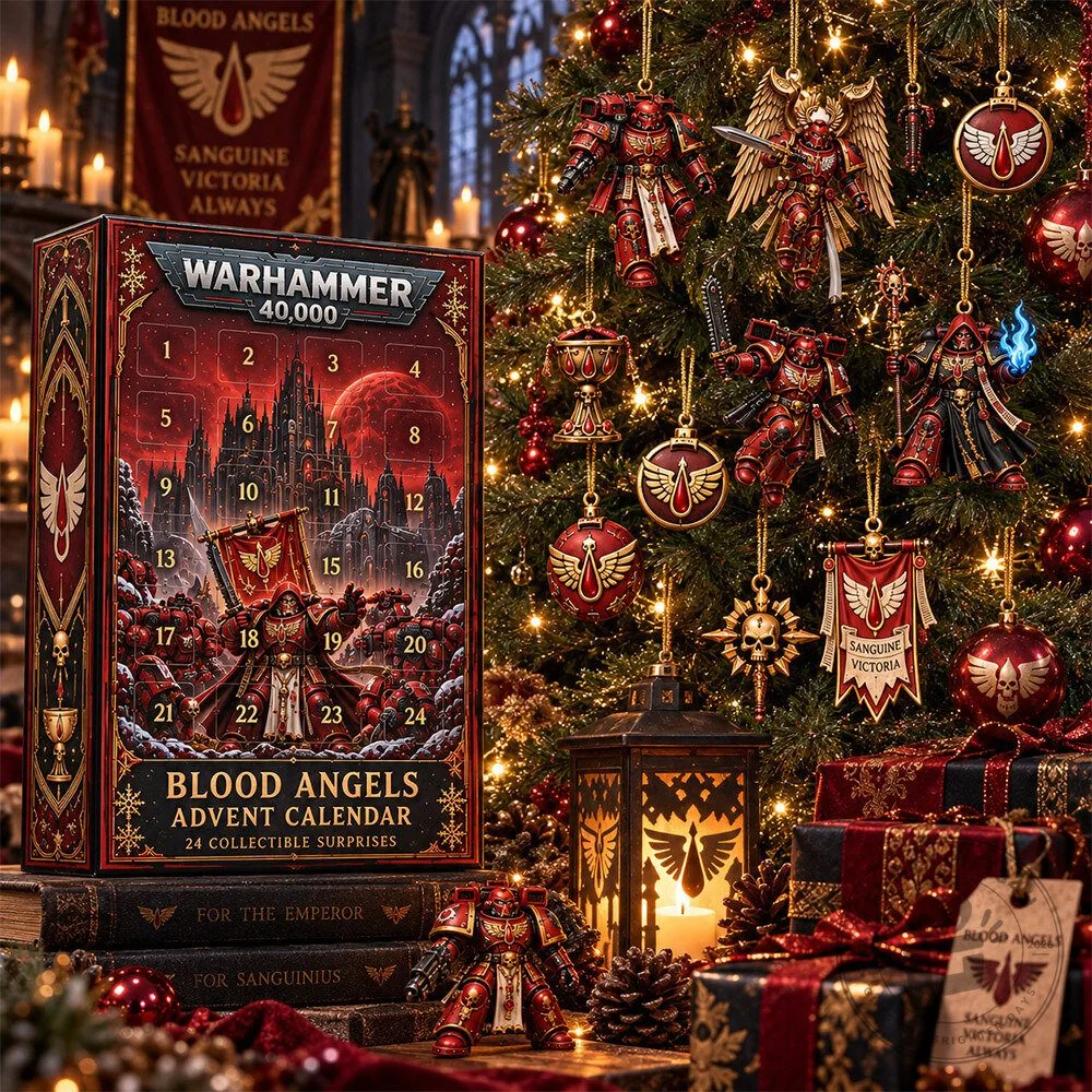 Warhammer 40000 Blood Angels 24 Collectible Concept Fan Advent Calendar | Collectibles
