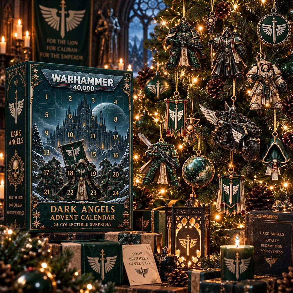 Warhammer 40000 Dark Angels 24 Collectible Concept Fan Advent Calendar | Collectibles