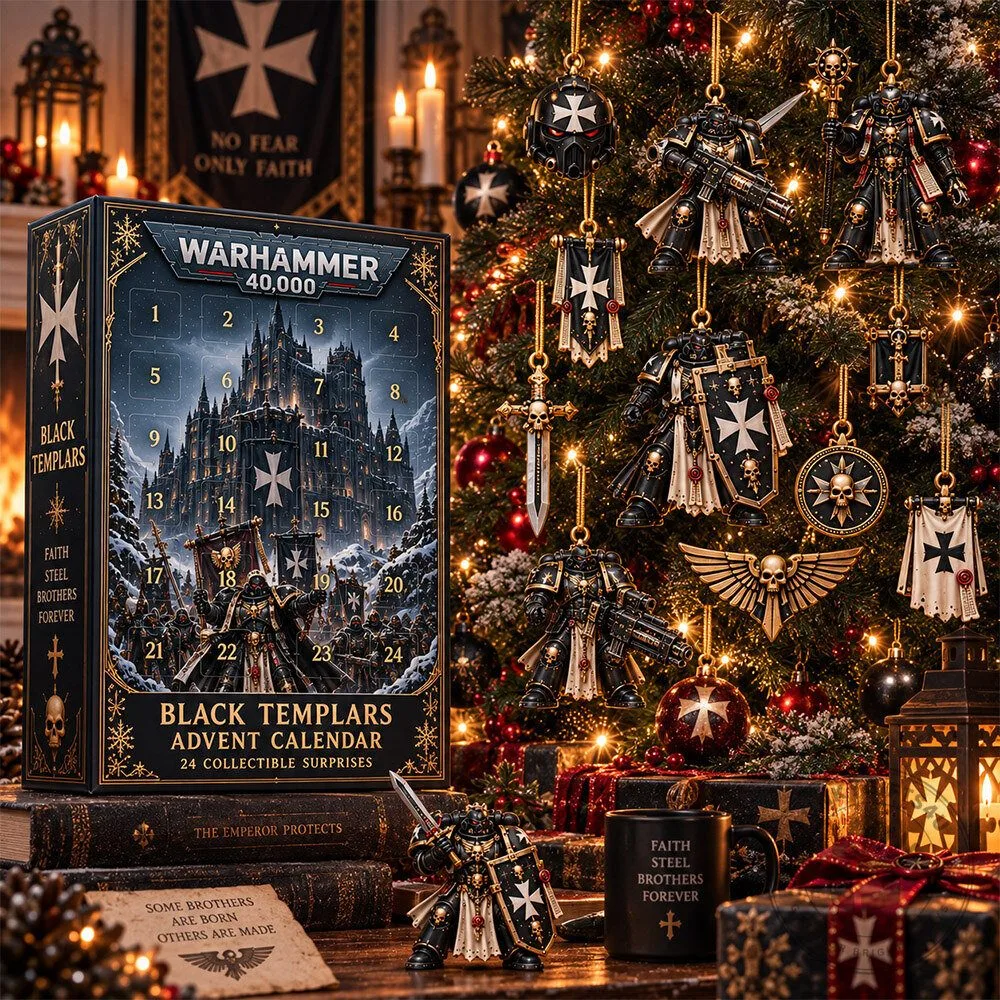 Warhammer 40000 Black Templars Concept Fan Advent Calendar | Collectibles