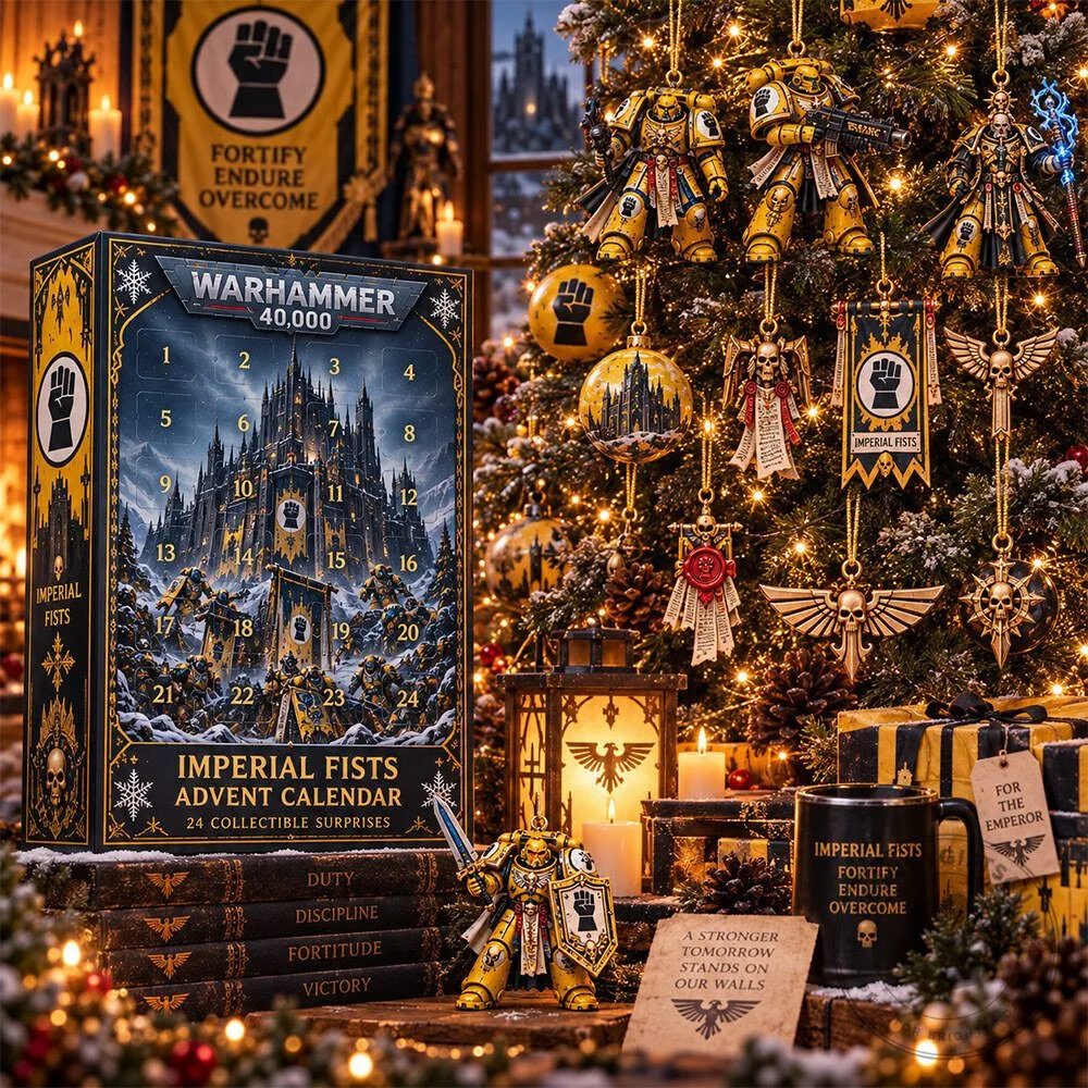 Warhammer 40000 Imperial Fists Concept Fan Advent Calendar | Collectibles