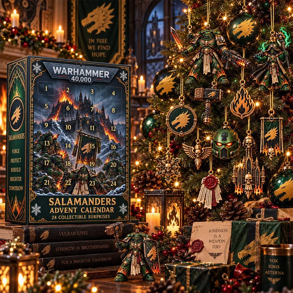 Warhammer 40000 Salamanders Concept Fan Advent Calendar | Collectibles