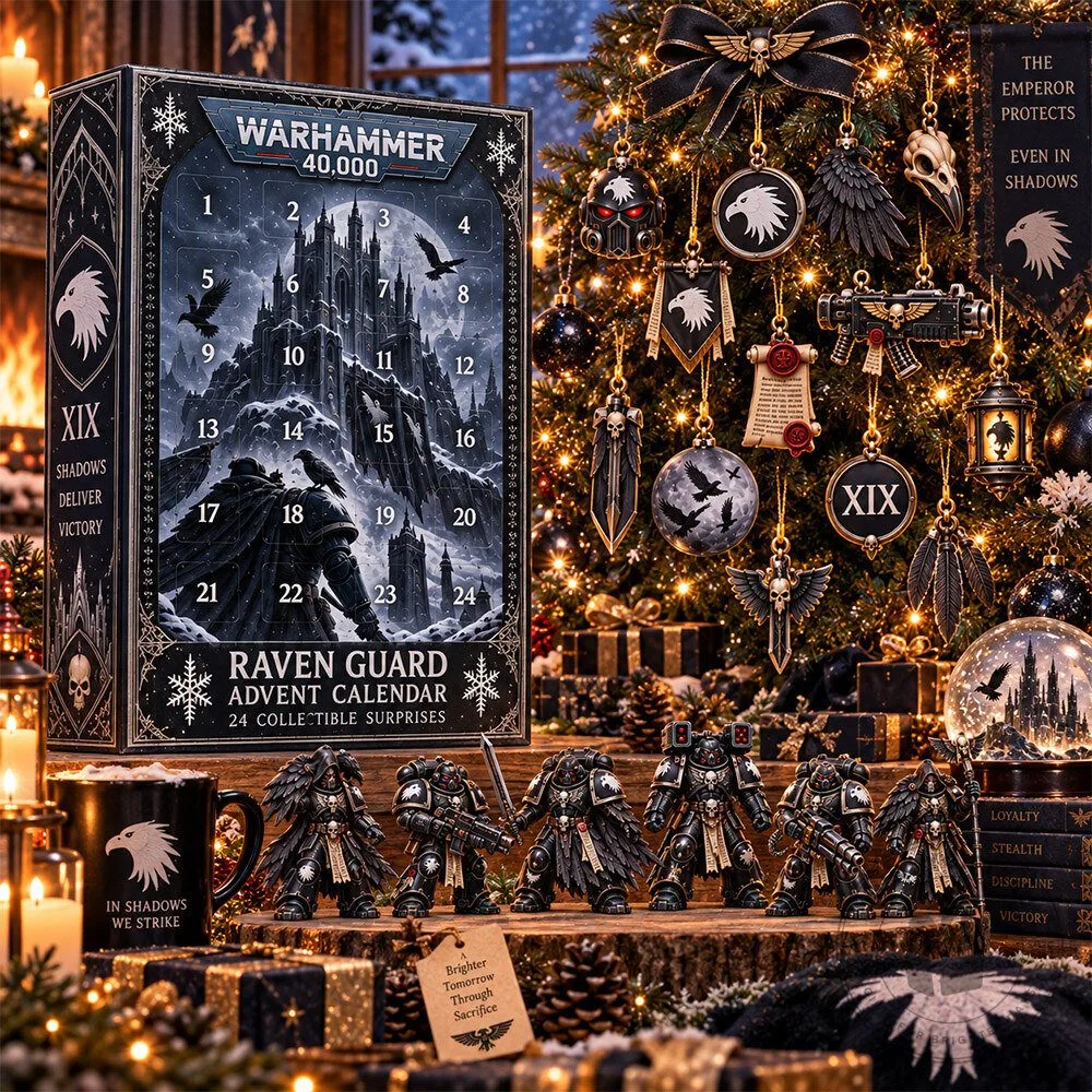 Warhammer 40000 Raven Guard Concept Fan Advent Calendar | Collectibles