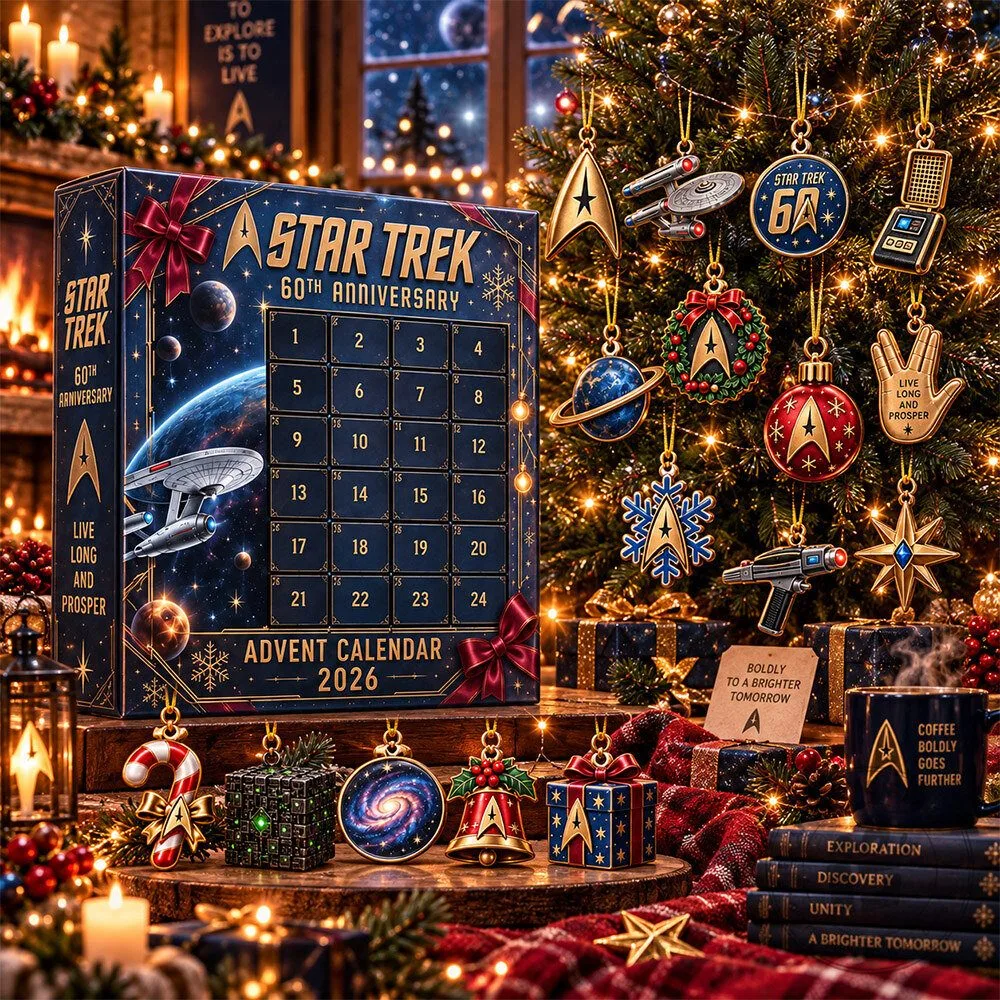 Star Trek 60th Anniversary 2026 Concept Fan Advent Calendar | Collectibles