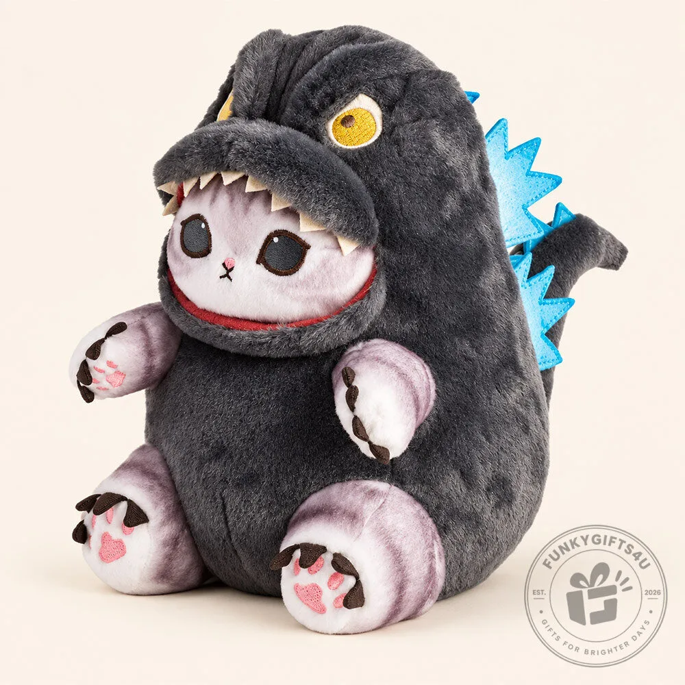 Godzilla Cat Costume Halloween Concept Fan Plush Toy | Collectibles 7 Godzilla Cat Costume Halloween Concept Fan Plush Toy | Collectibles