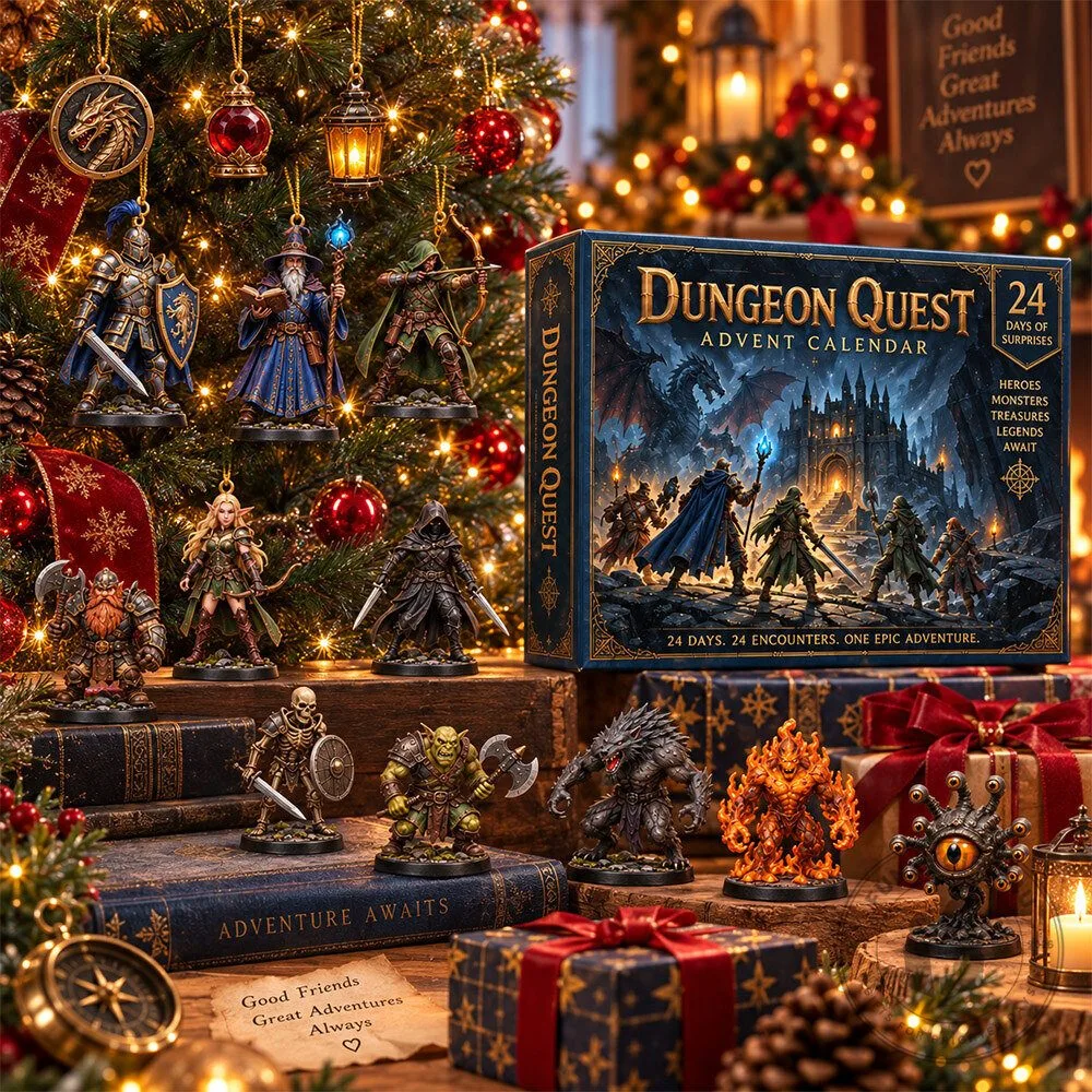 Dungeon Quest 24 Days Fantasy Surprises Advent Calendar | Collectibles