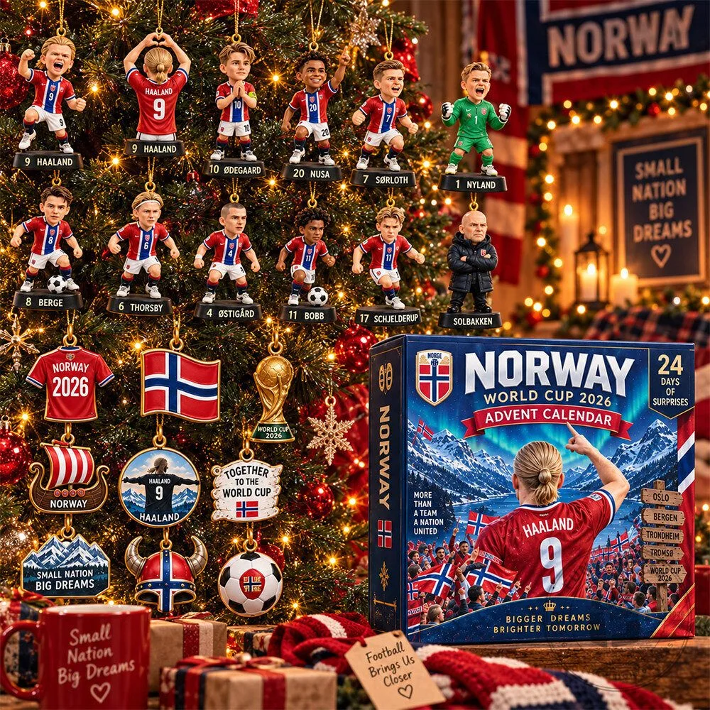 Norway World Cup 2026 Concept Fan 24 Days Advent Calendar | Collectibles 2 Norway World Cup 2026 Concept Fan 24 Days Advent Calendar | Collectibles