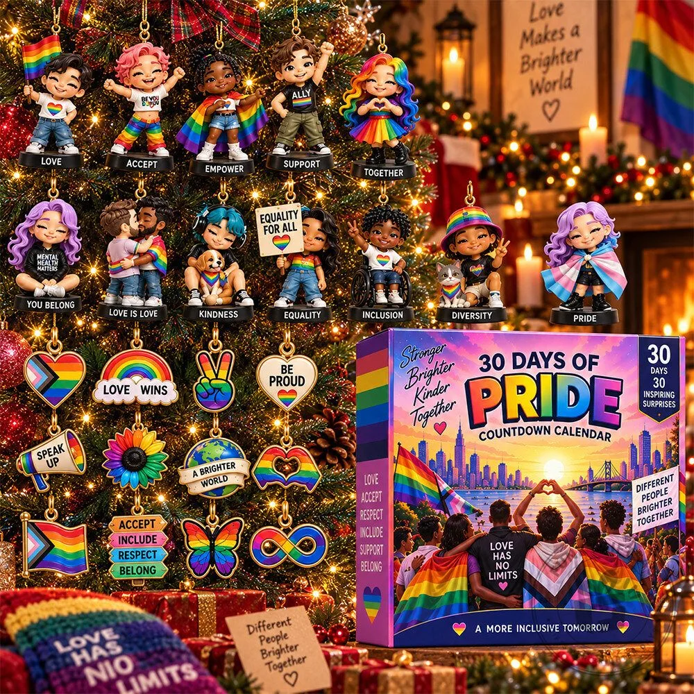 30 Days of Pride Countdown Calendar Colorful Celebration | Collectibles