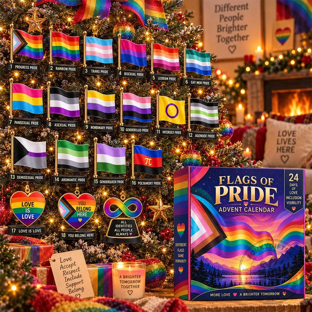 Pride Flags 24 Days Love Inclusion Advent Calendar | Collectibles