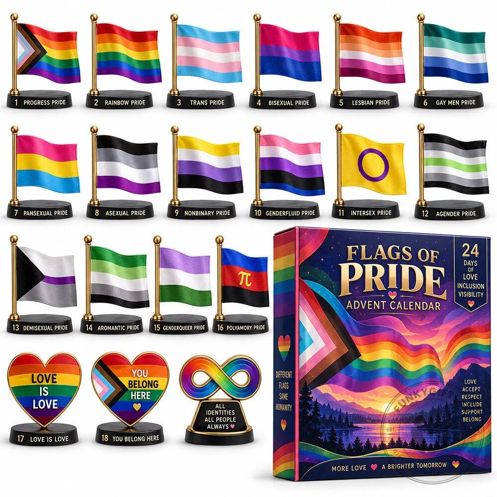 Pride Flags 24 Days Love Inclusion Advent Calendar | Collectibles 7 Pride Flags 24 Days Love Inclusion Advent Calendar | Collectibles