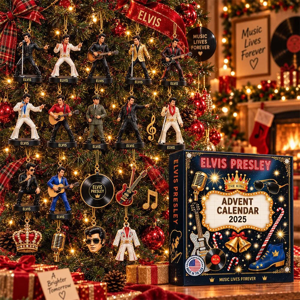 Elvis Presley The King 2025 Concept Fan Advent Calendar | Collectibles