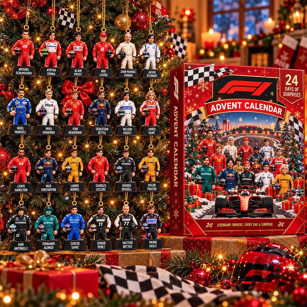 Formula 1 Racing 24 Days of Surprises Concept Fan Advent Calendar | Collectibles