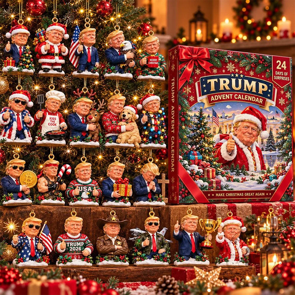 Trump Make Christmas Great Again Concept Fan Advent Calendar | Collectibles