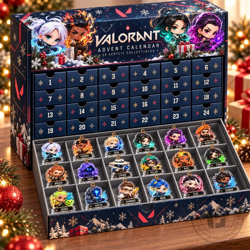 Valorant Agents 24 Fan-Made Advent Calendar | Acrylic Collectibles
