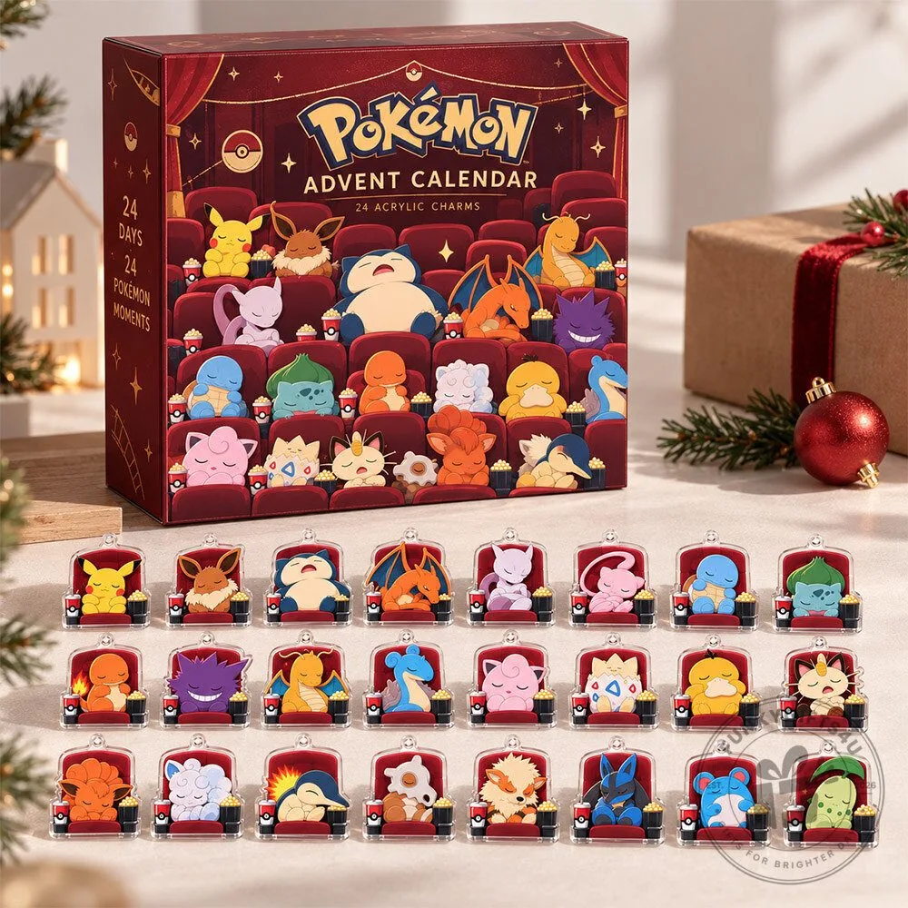 Pokemon 24 Fan-Made Advent Calendar | Acrylic Charms Collectibles