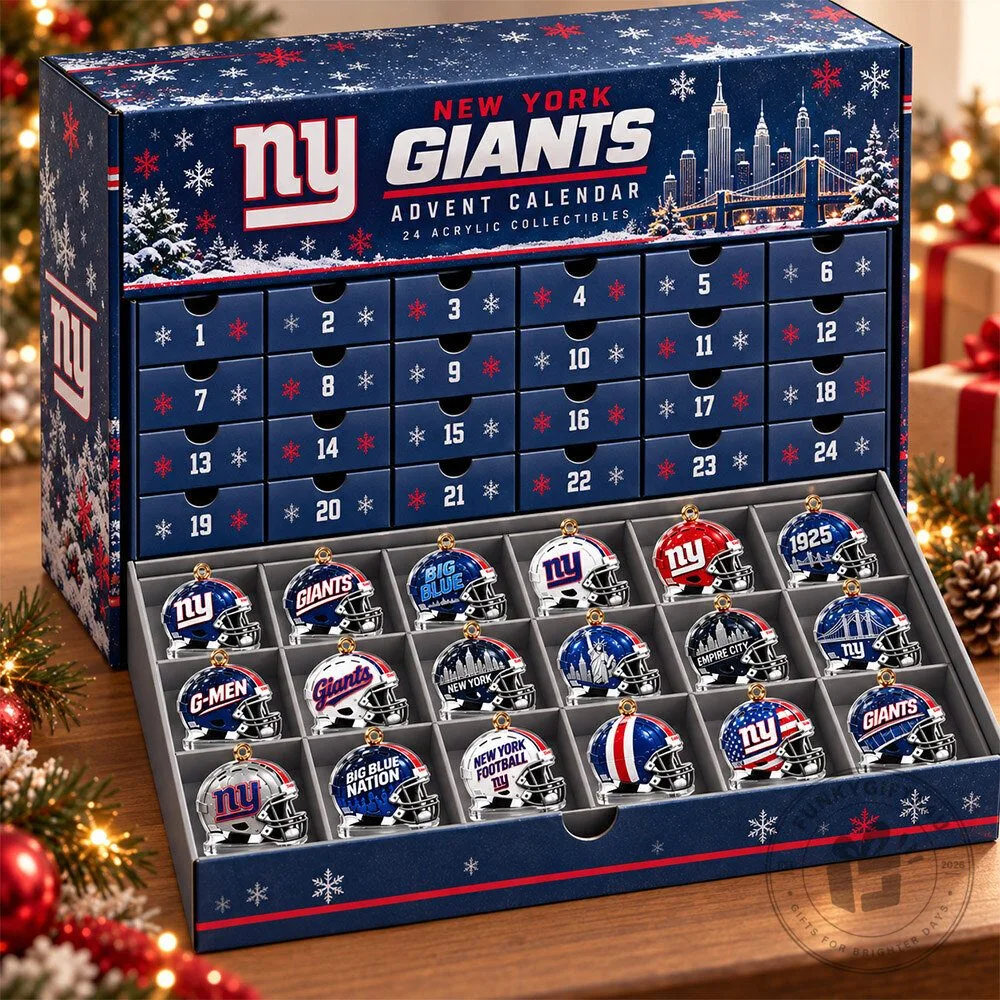 New York Giants 24 Fan-Made Advent Calendar | Acrylic Collectibles