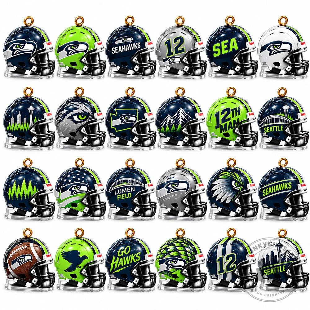 Seattle Seahawks 24 Fan-Made Advent Calendar | Acrylic Collectibles 7 Seattle Seahawks 24 Fan-Made Advent Calendar | Acrylic Collectibles