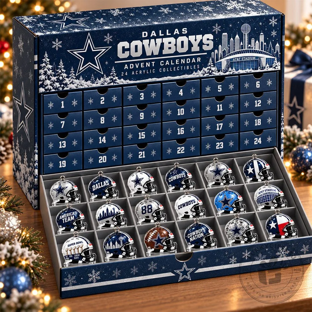 Dallas Cowboys 24 Fan-Made Advent Calendar | Acrylic Collectibles
