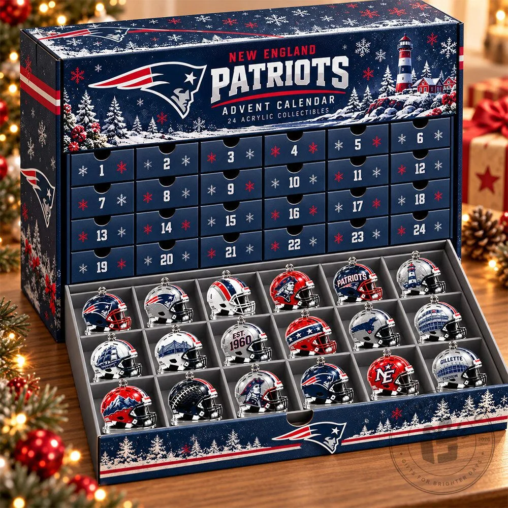 New England Patriots 24 Fan-Made Advent Calendar | Acrylic Collectibles