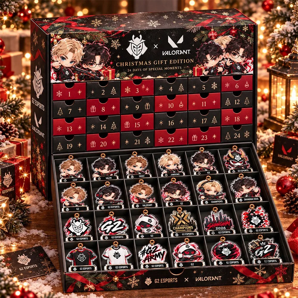 G2 Esports Valorant Christmas 24 Fan-Made Advent Calendar | Acrylic Collectibles