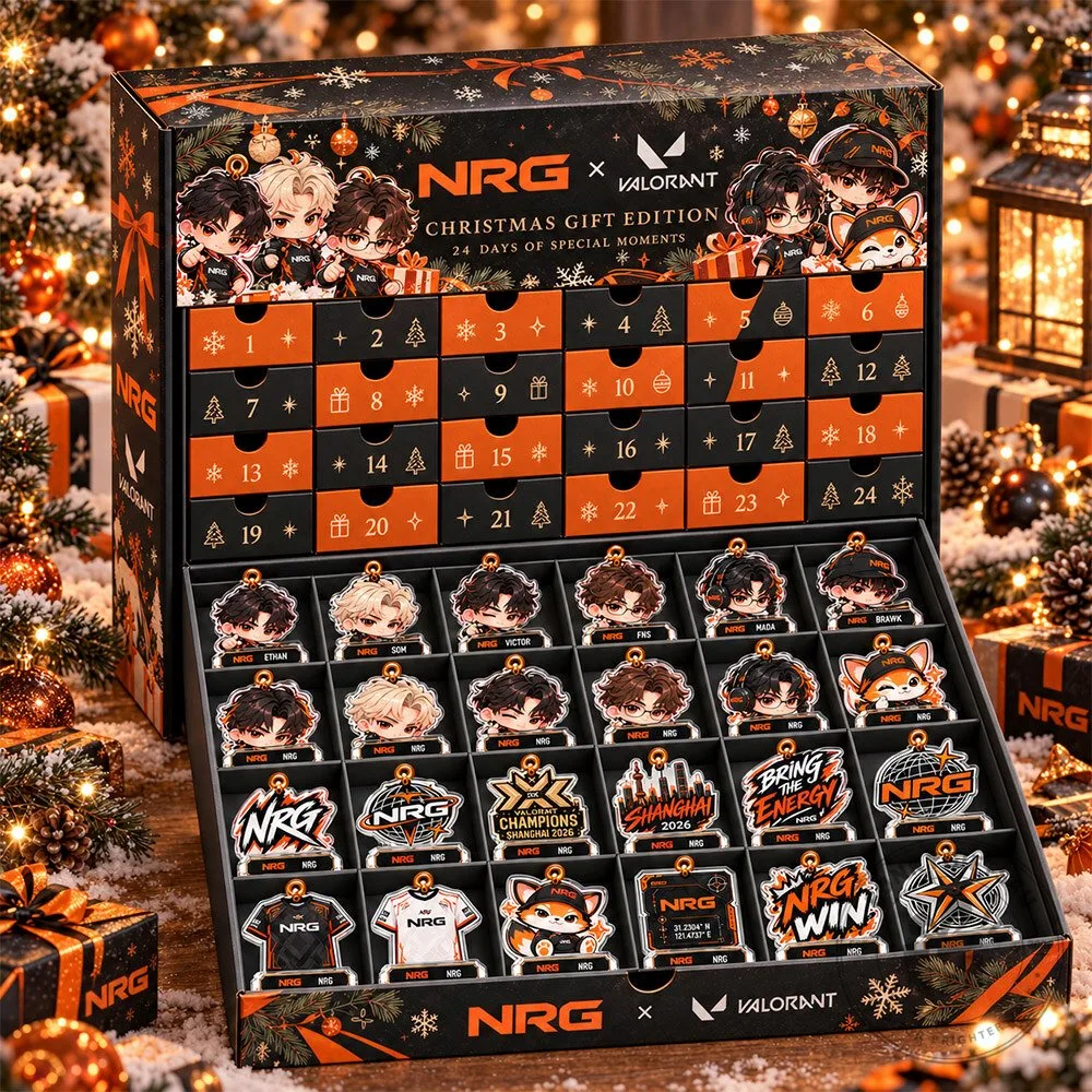 NRG Valorant Christmas 24 Fan-Made Advent Calendar | Acrylic Collectibles
