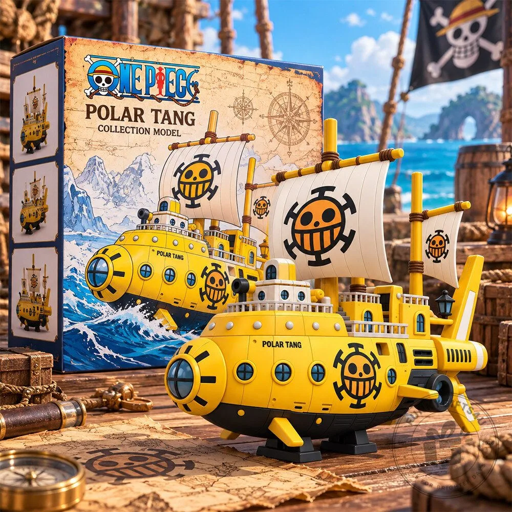 One Piece Polar Tang Heart Pirates 3D Concept Fan Ship Model | Collectibles
