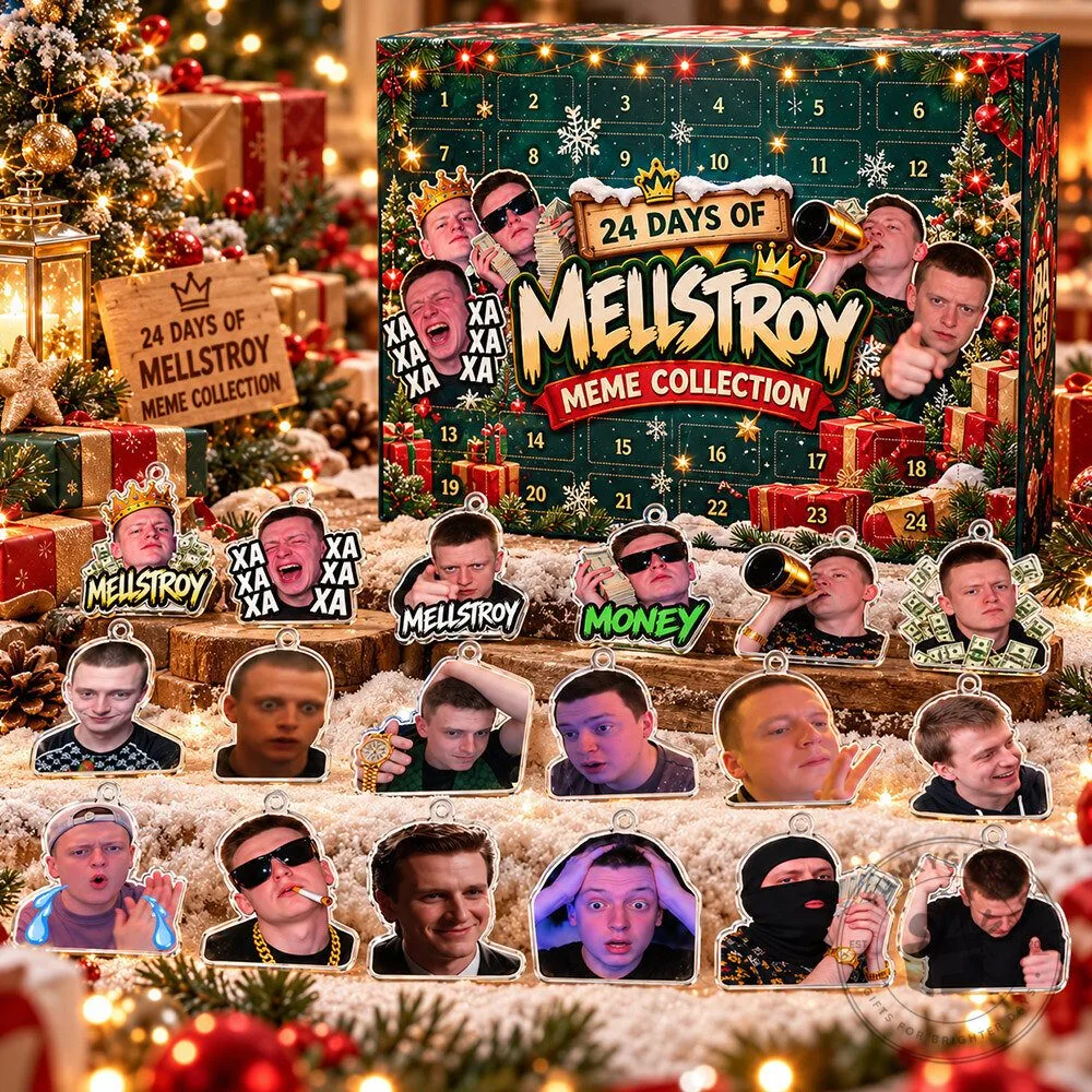 Mellstroy 24 Days Meme Collection Fan-Made Advent Calendar | Acrylic Collectibles
