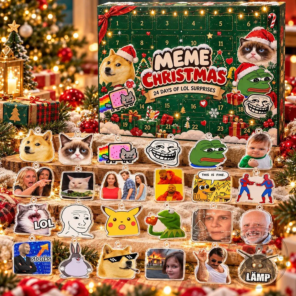 Meme Christmas 24 Days LOL Surprises Fan-Made Advent Calendar | Acrylic Collectibles