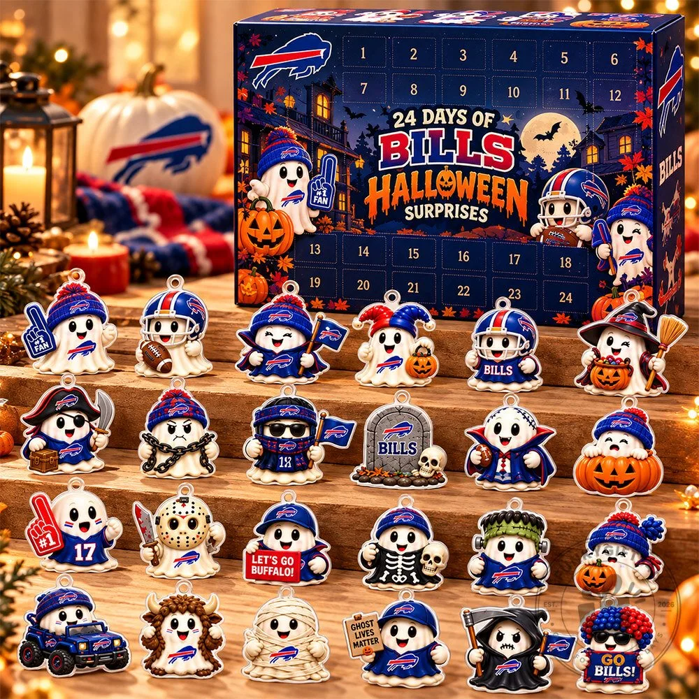 Buffalo Bills 24 Halloween Surprises Fan-Made Advent Calendar | Collectibles