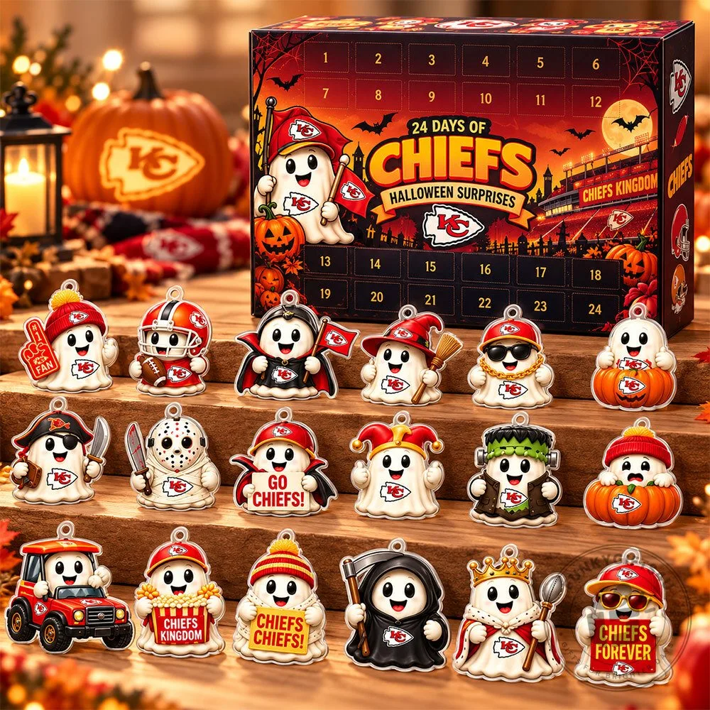Kansas City Chiefs 24 Halloween Surprises Fan-Made Advent Calendar | Collectibles
