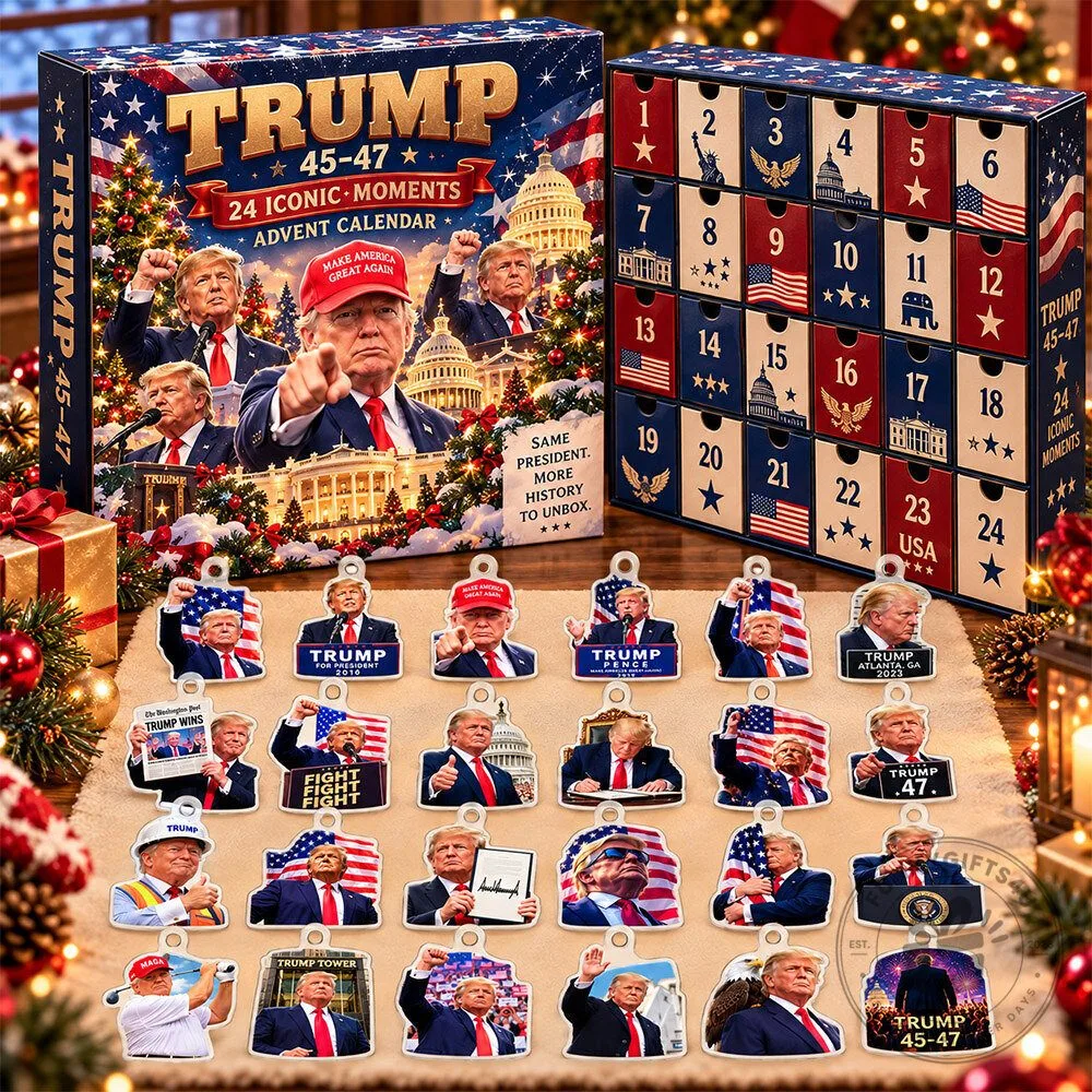 Trump 45 47 24 Iconic Moments Acrylic Advent Calendar | Collectibles