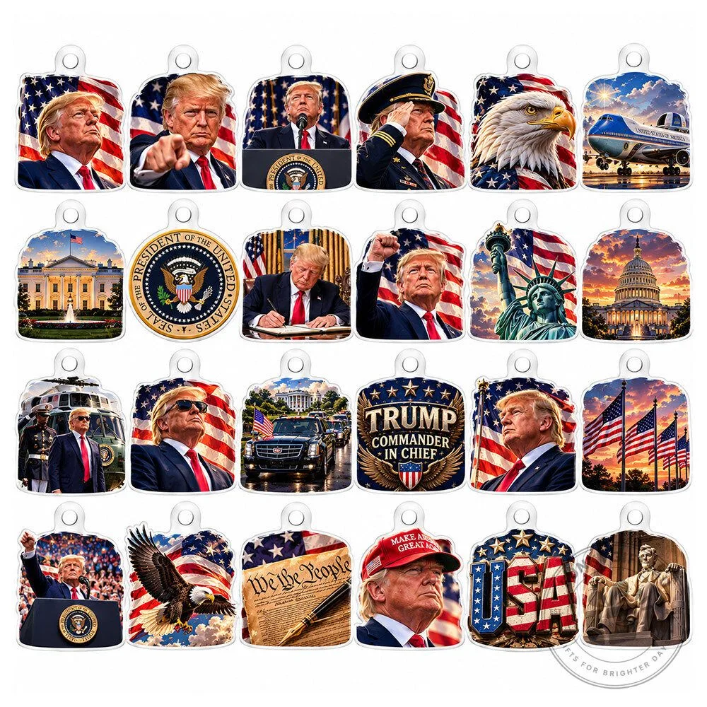 Trump Commander Chief 2026 24 American Icons Acrylic Advent Calendar | Collectibles 7 Trump Commander Chief 2026 24 American Icons Acrylic Advent Calendar | Collectibles