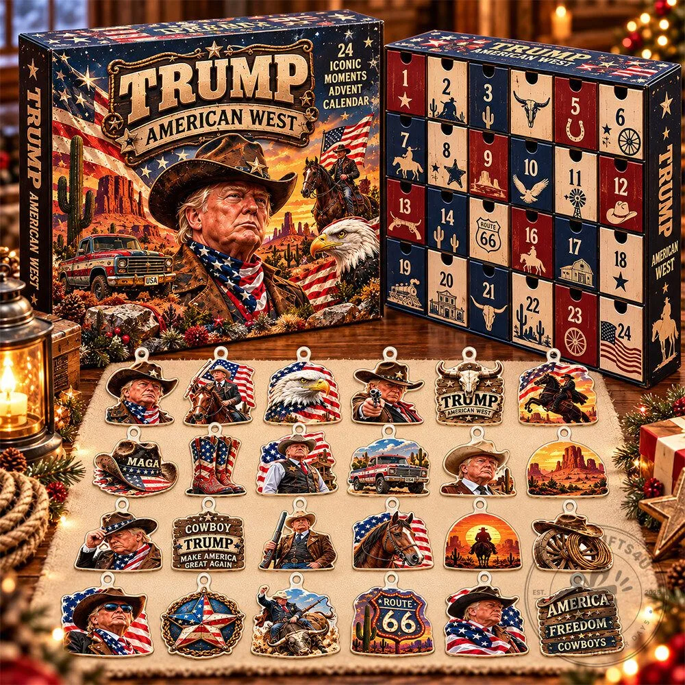 Trump American West 24 Iconic Moments Acrylic Advent Calendar | Collectibles
