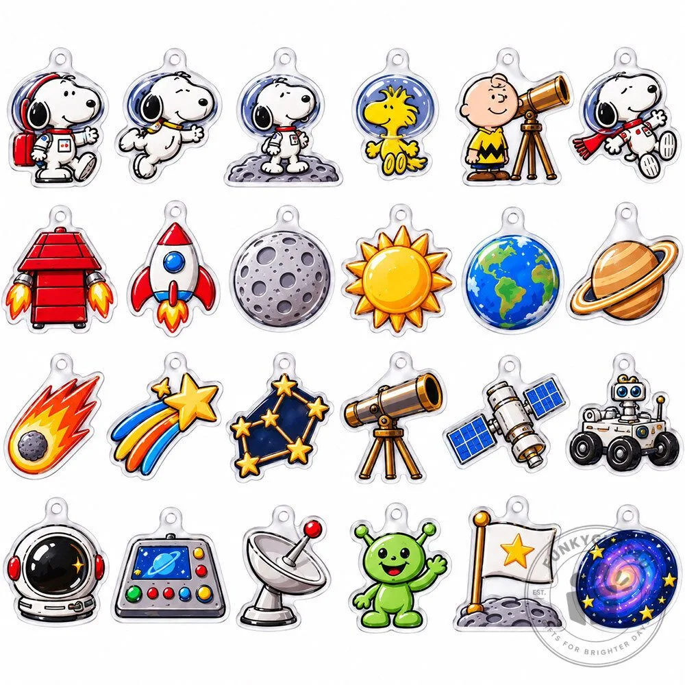 Snoopy Space Explorer Galaxy Acrylic Advent Calendar | Collectibles 7 Snoopy Space Explorer Galaxy Acrylic Advent Calendar | Collectibles