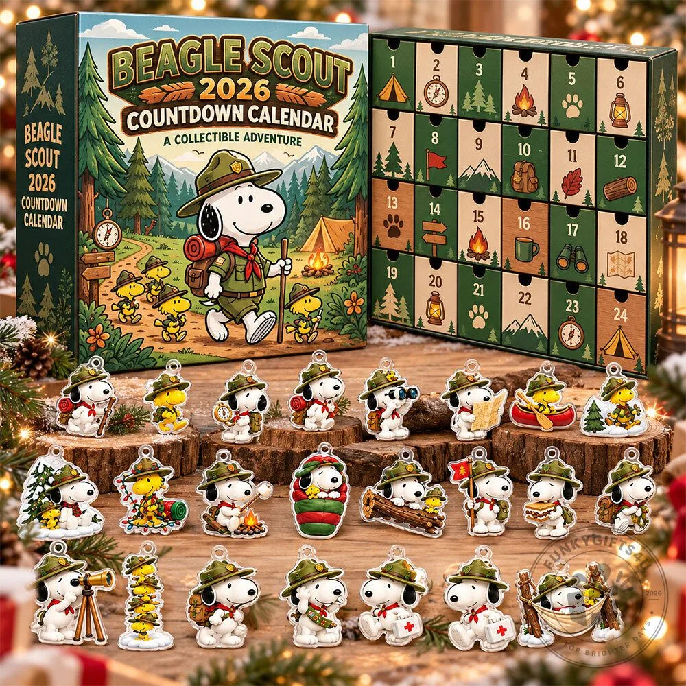 Beagle Scout Snoopy 2026 Countdown Advent Calendar | Collectibles