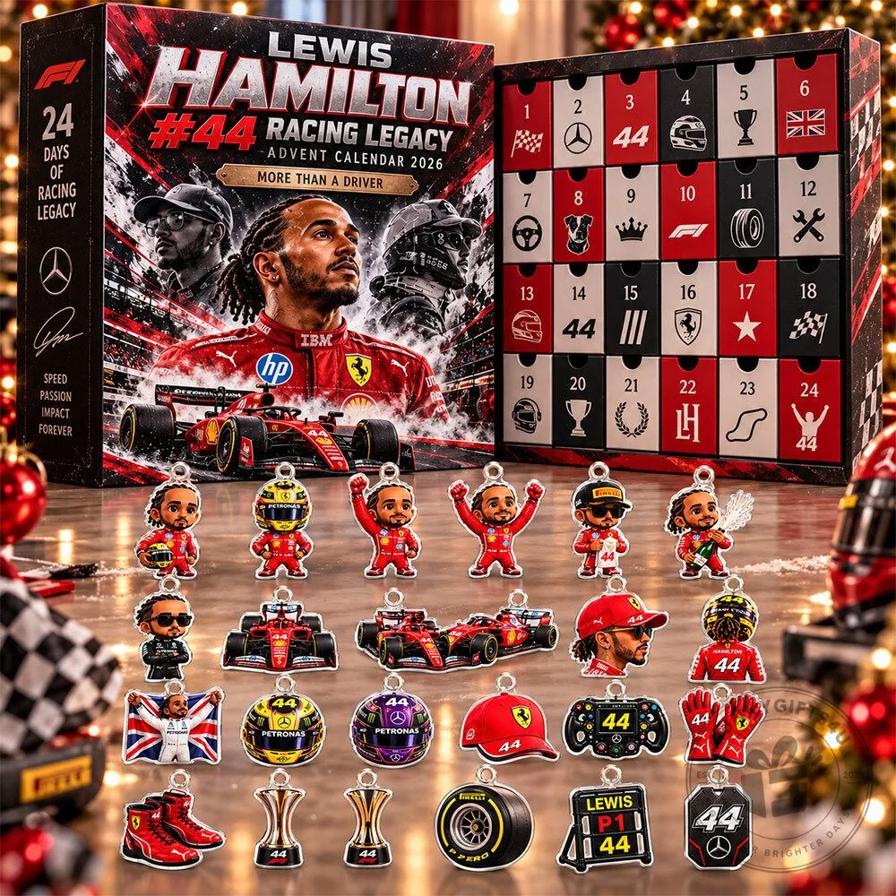 Lewis Hamilton F1 Racing Legacy 2026 Advent Calendar | Collectibles