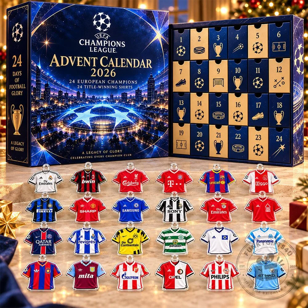 UEFA Champions League Football Clubs 2026 Advent Calendar | Collectibles