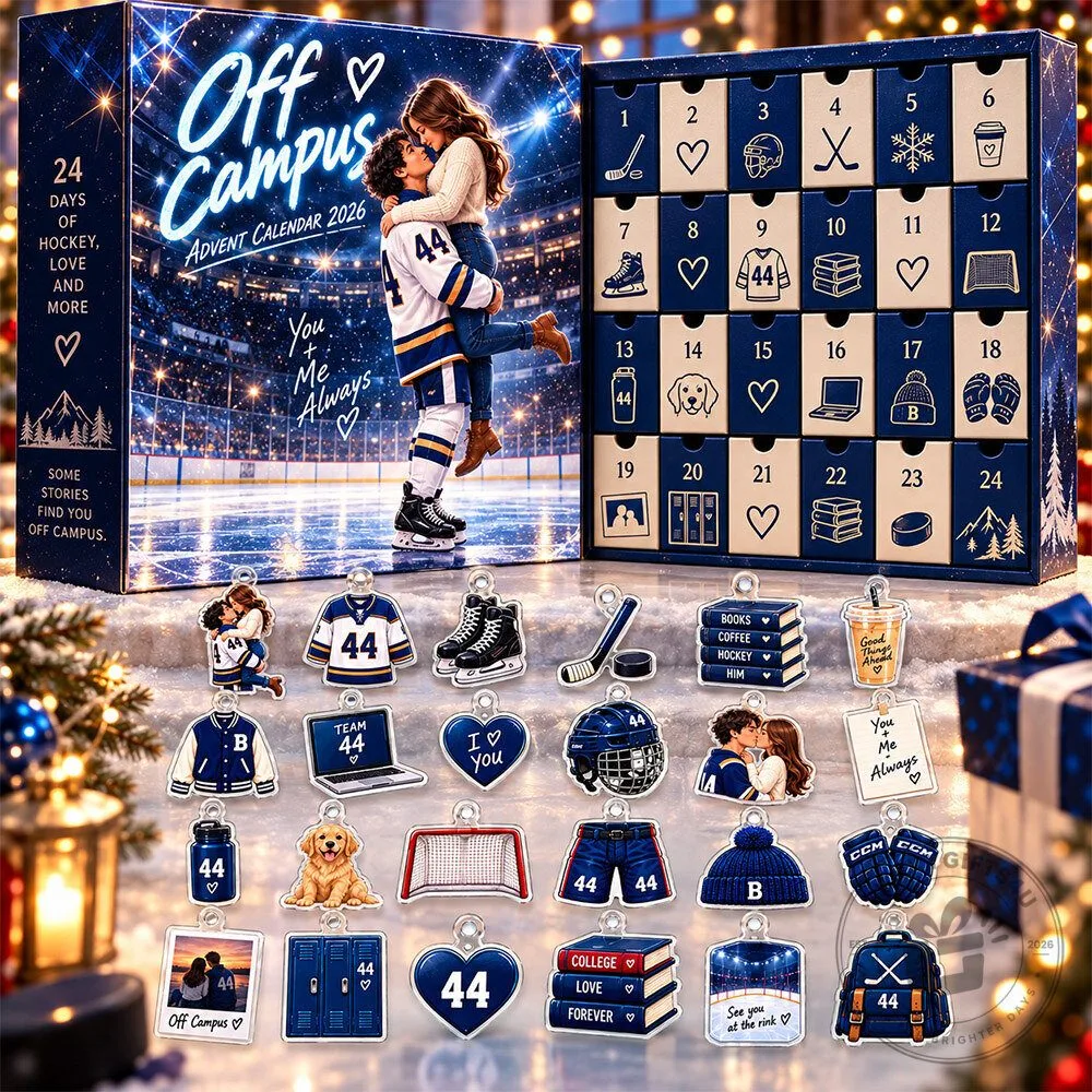 Off Campus Hockey Romance Book Series Advent Calendar | Collectibles