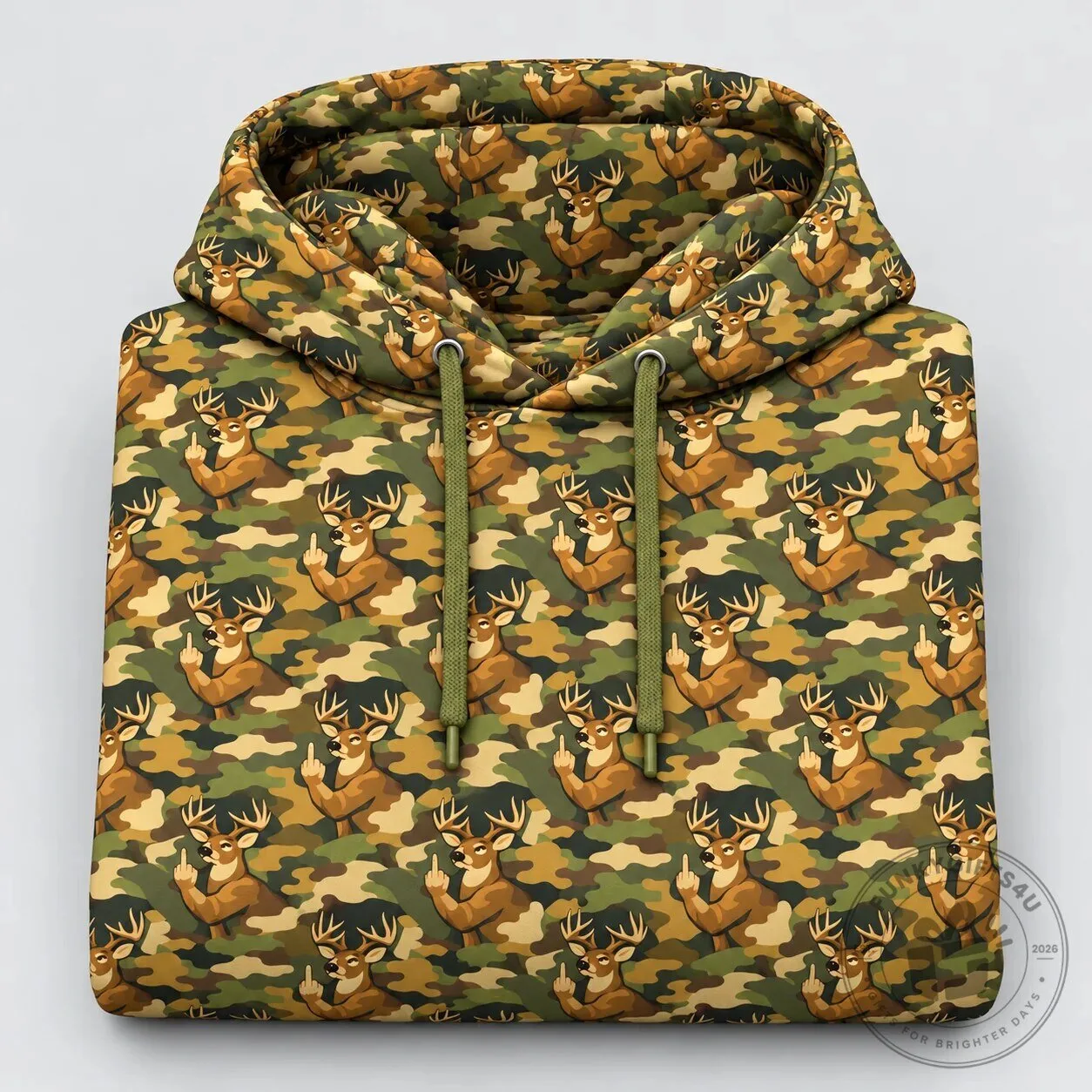 Funny Deer Hunter Camouflage Middle Finger Buck Hunting Hoodie 6 Funny Deer Hunter Camouflage Middle Finger Buck Hunting Hoodie