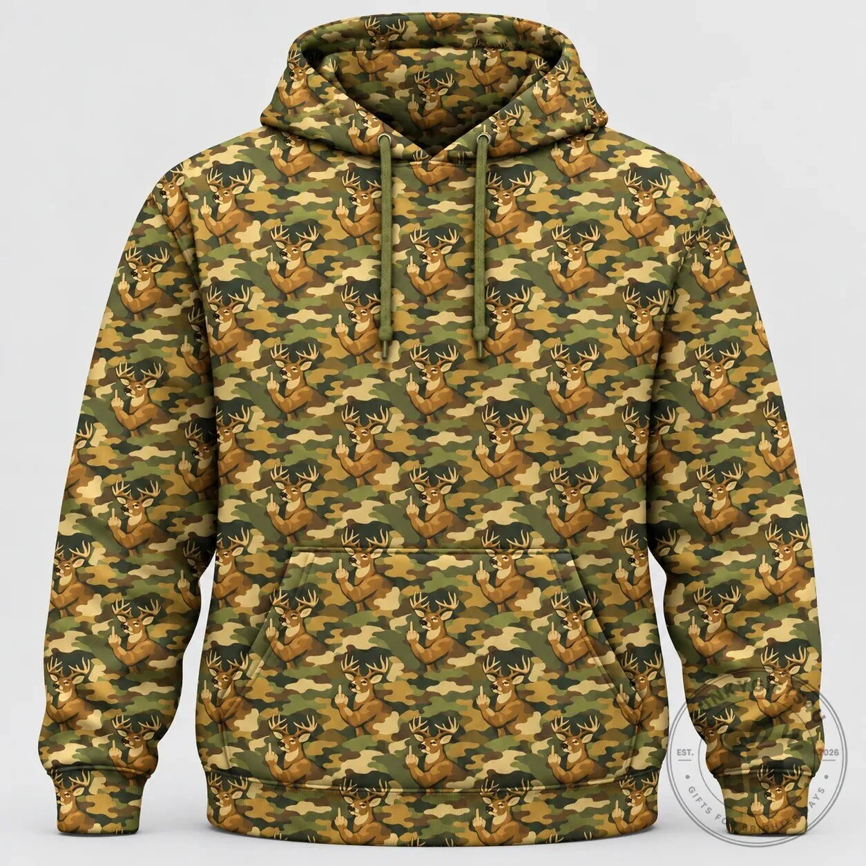 Funny Deer Hunter Camouflage Middle Finger Buck Hunting Hoodie 10 Funny Deer Hunter Camouflage Middle Finger Buck Hunting Hoodie