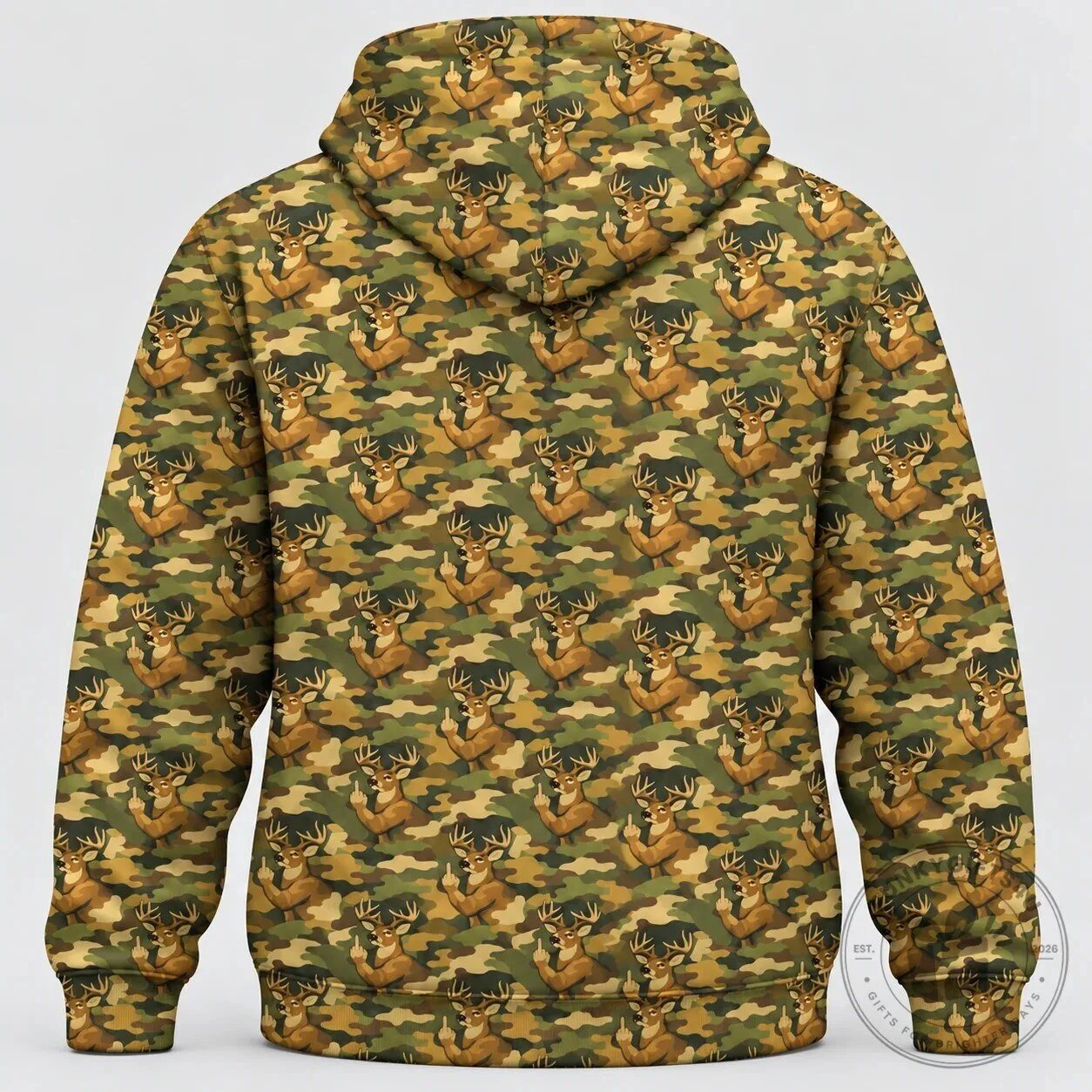 Funny Deer Hunter Camouflage Middle Finger Buck Hunting Hoodie 13 Funny Deer Hunter Camouflage Middle Finger Buck Hunting Hoodie