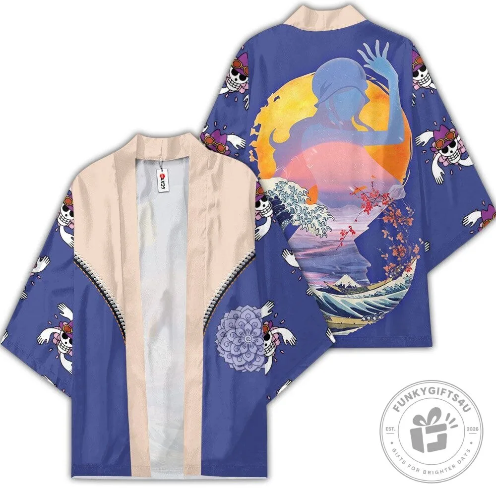 One Piece Nico Robin Anime Kimono Cardigan Jacket
