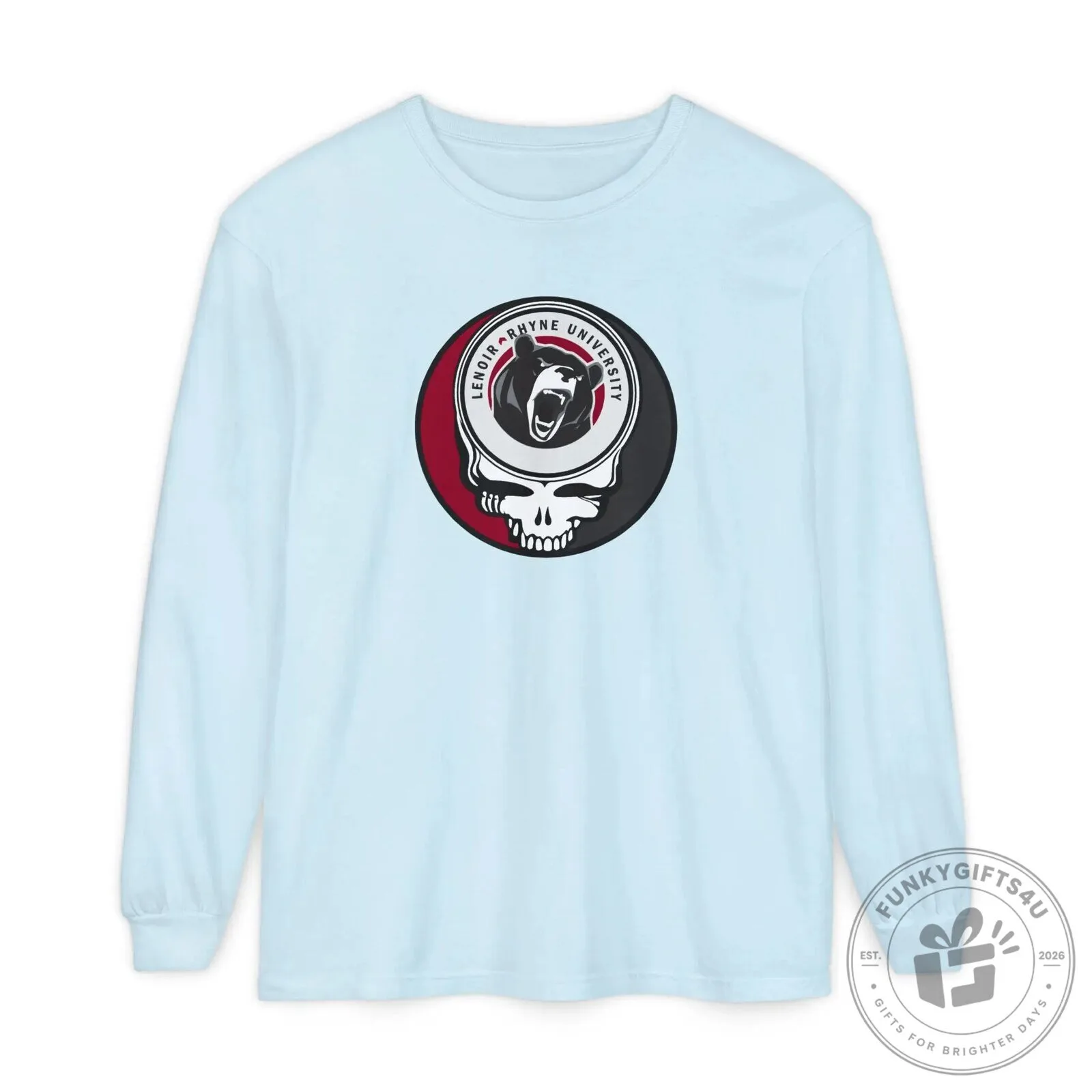 Long Sleeve T-Shirt Inspired by Grateful Dead at Lenoir-Rhyne University 8 Long Sleeve T-Shirt Inspired by Grateful Dead at Lenoir-Rhyne University