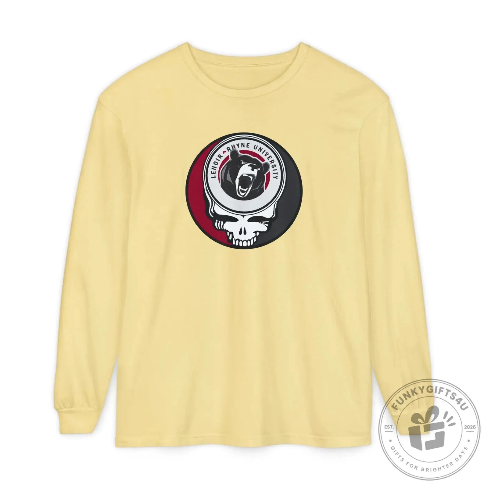 Long Sleeve T-Shirt Inspired by Grateful Dead at Lenoir-Rhyne University 9 Long Sleeve T-Shirt Inspired by Grateful Dead at Lenoir-Rhyne University