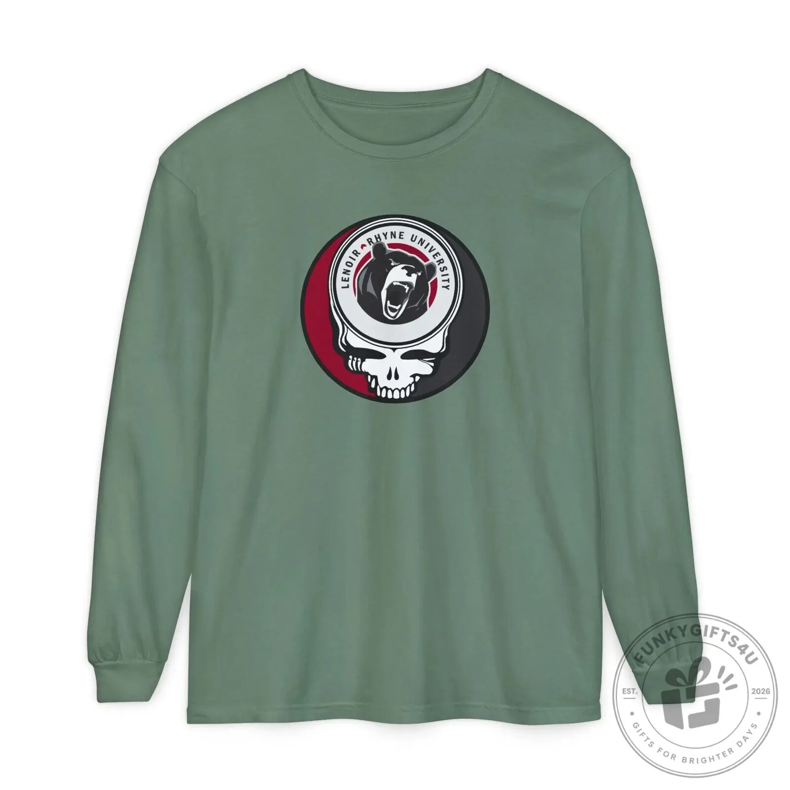 Long Sleeve T-Shirt Inspired by Grateful Dead at Lenoir-Rhyne University 11 Long Sleeve T-Shirt Inspired by Grateful Dead at Lenoir-Rhyne University