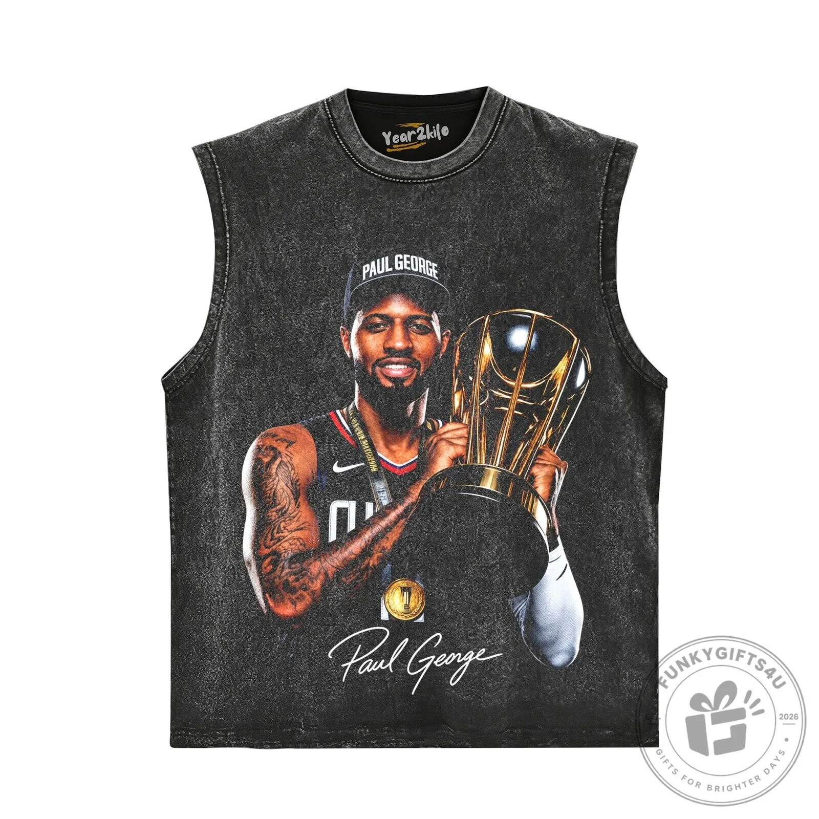 Paul George NBA All-Star MVP Basketball Player Graphic T-Shirt 13 Paul George NBA All-Star MVP Basketball Player Graphic T-Shirt